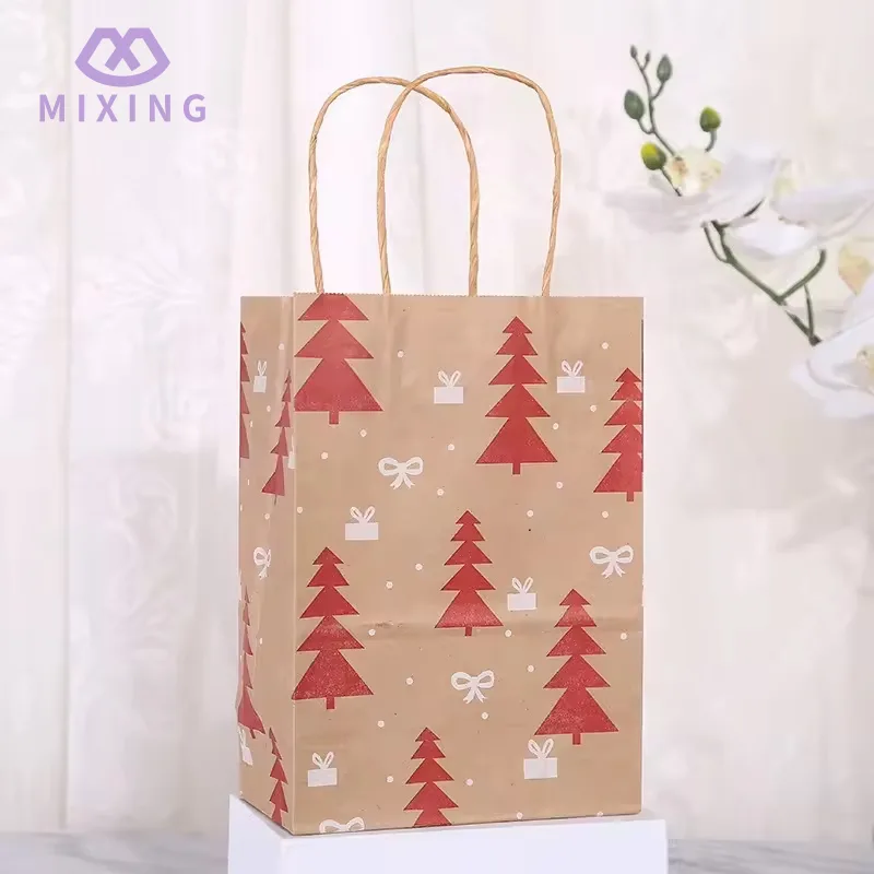 Kraft Christmas Gift Bags Kraft Christmas Gift Bags