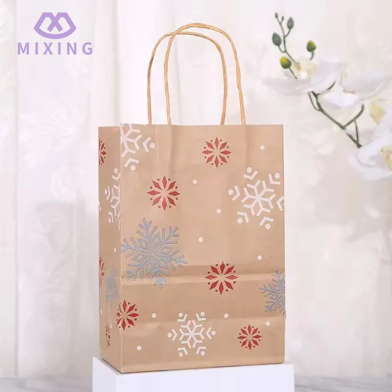 Kraft Christmas Gift Bags Kraft Christmas Gift Bags