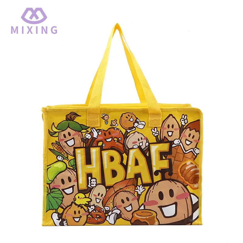 PP-kangaskassi vetoketjulla